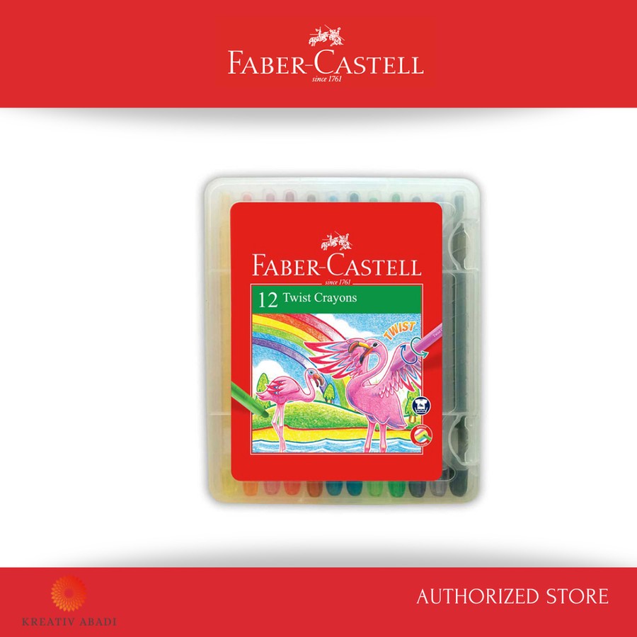 

Faber-Castell Twist Crayons set-12