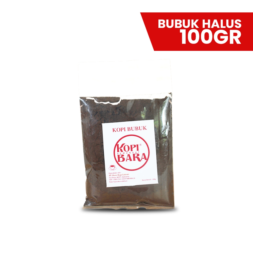 

Kopi Tubruk Warkop Bubuk Kopi Bara Regular Pack 100g