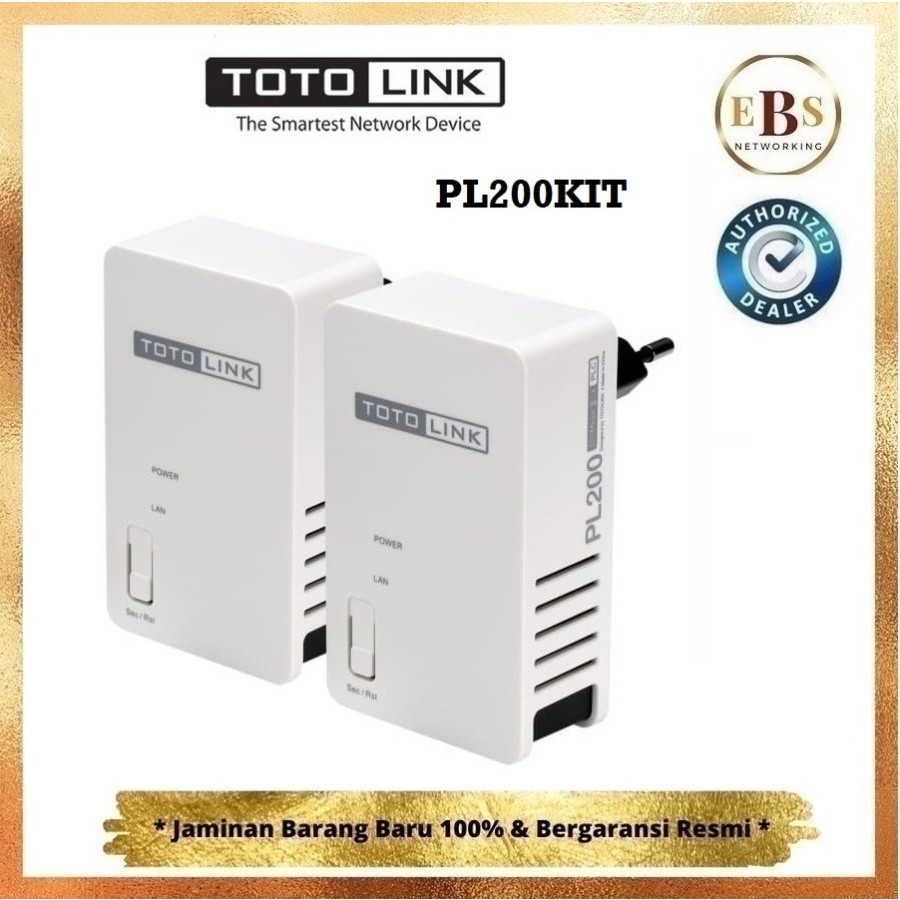Totolink PL200KIT Powerline adapter 200 Mbps PL200KiT PL200 Kit