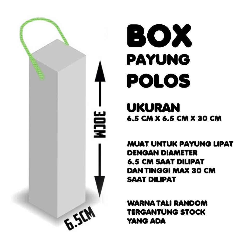 

Box Payung Lipat / Kotak Payung Lipat / Kotak Souvenir Payung Lipat