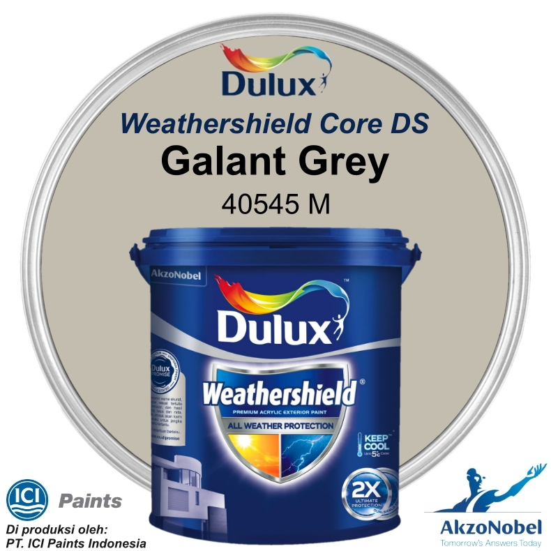 CAT DULUX WEATHERSHIELD 2.5 LT - GALANT GREY 40545M