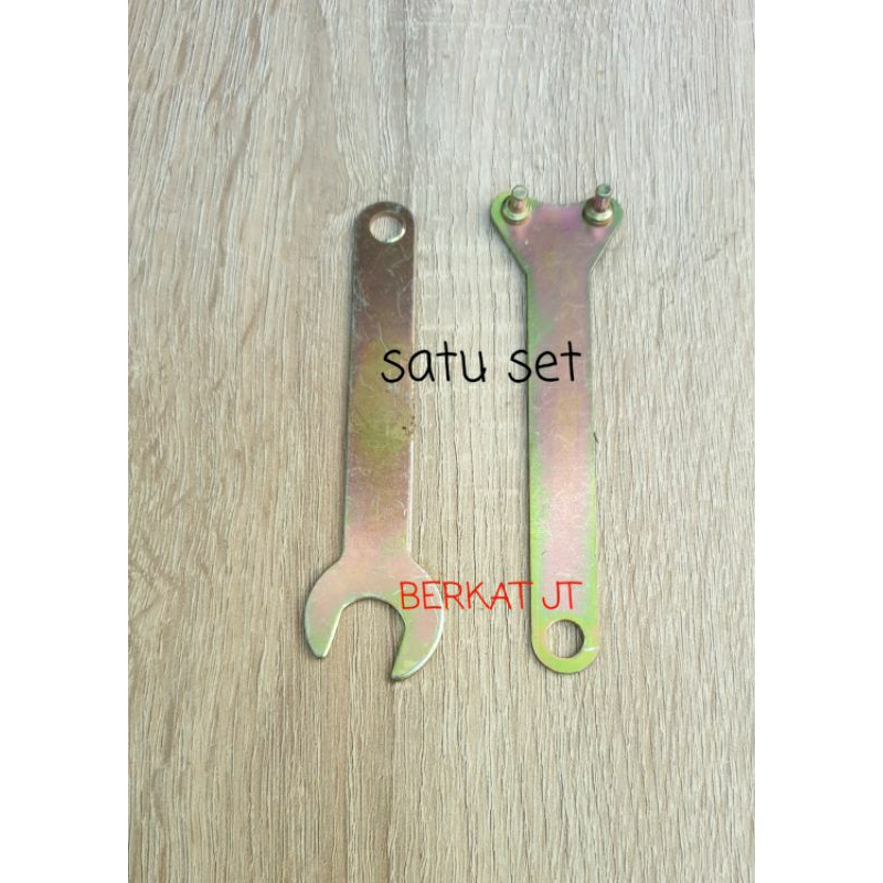 KUNCI MESIN GURINDA/KUNCI MESIN GURINDA TANGAN SET 2PCS/KUNCI GURINDA