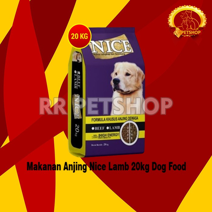 Makanan Anjing Nice Dog Lamb 20kg NiceDog 20 kg / Dog Food