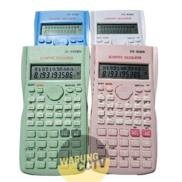 

KALKULATOR SCIENTIFIC KENKO KK-82MS calculator ilmiah anak sekolah sin cos tan 2 line baris 12 digit pink hijau biru