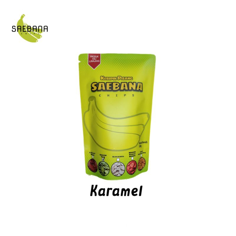 

Keripik Pisang Saebana Karamel 100 Gram