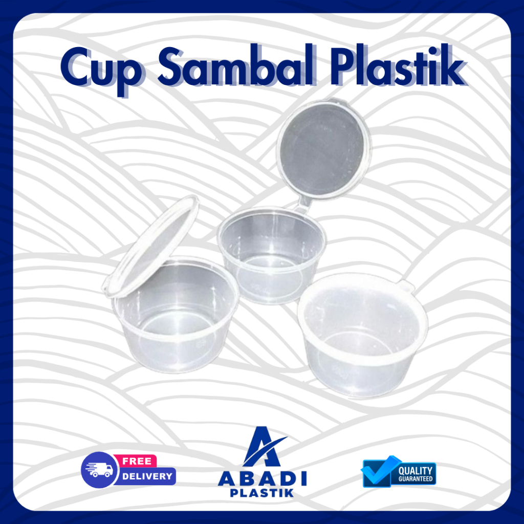 [ ISI 50 PCS ] Cup Sambal / Wadah Saos Plastik