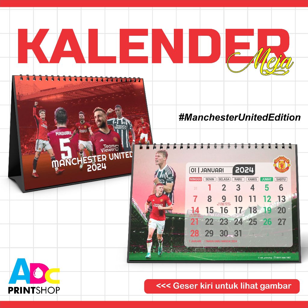 

KALENDER MEJA MANCHESTER UNITED