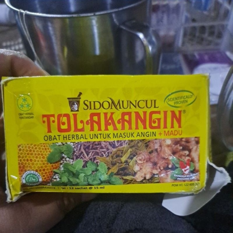 

Tolak angin obat herbal untuk masuk angin isi 12/5sachet