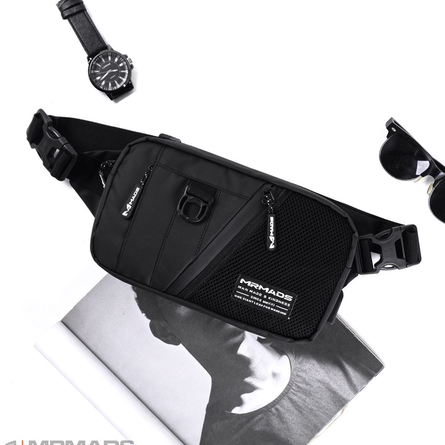 Hot Mr Mads  Walter Waist Bag  Tas Selempang Pria Tas Pinggang ShoulderBag  Waterproof