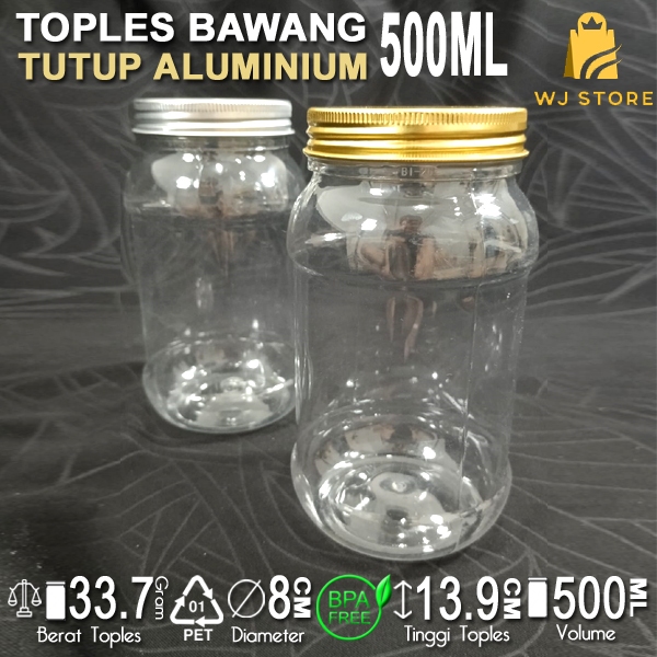 TOPLES BAWANG 500ML TUTUP ALUMINIUM / TOPLES 500ML