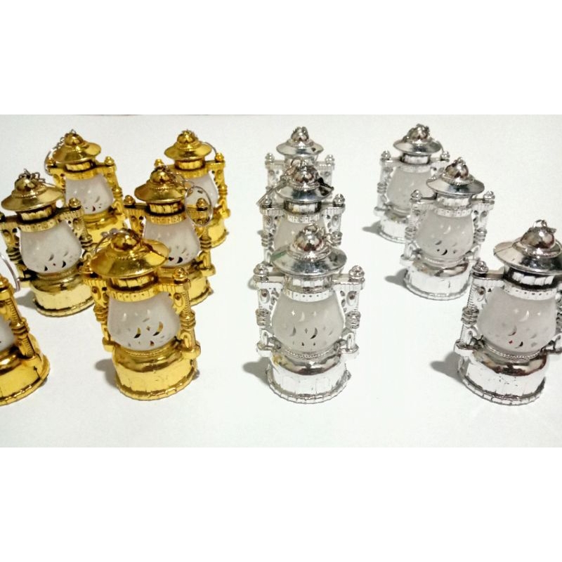 gantungan kunci lampu lentera mini/hobi/koleksi/asesoris
