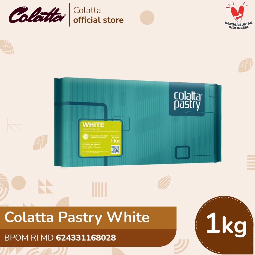 

PROMORL4N Colatta Pastry Chocolate White Coklat Putih Batang 1Kg 24