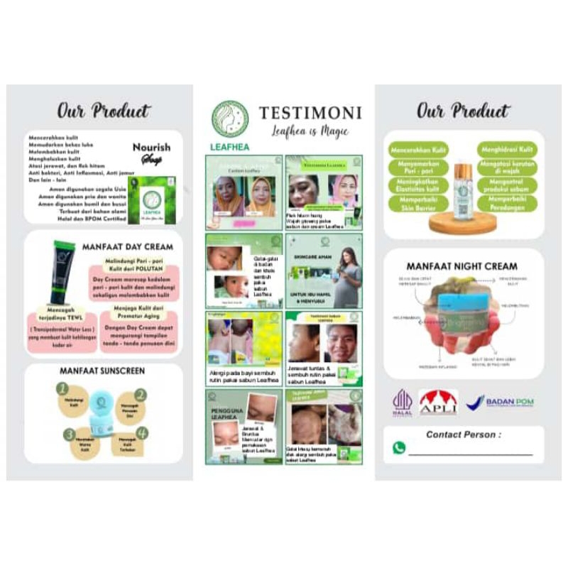 

Brosur Leafhea murah 50lembar