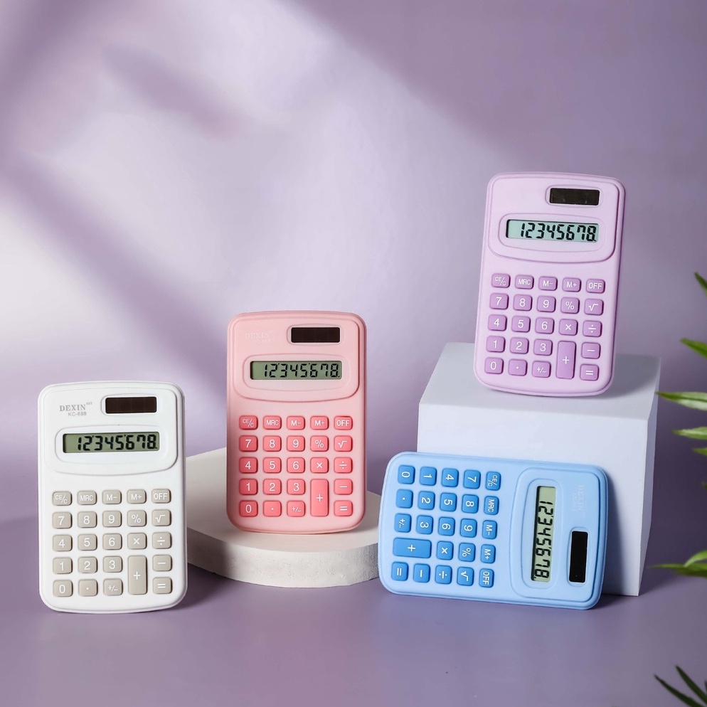 

ynxr 6 KALKULATOR MINI 8 DIGIT BISA MASUK KANTONG SAKU CALCULATOR MINI POCKET SIZED 8 DIGIT WARNA LUCU FS Kerenz