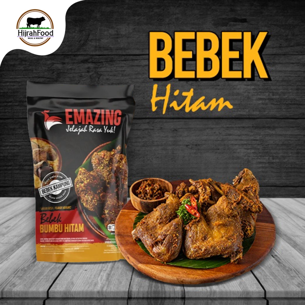 

Emazing Bebek Hitam Siap Masak Higienis Khas Madura Frozen Food 900 gram