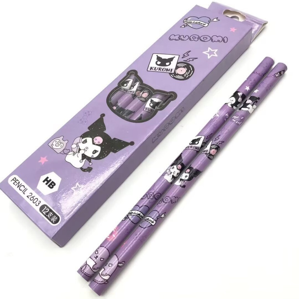 

Pensil Kayu Sanrio HB Melody Kuromi Cinamoroll Pompompurin Cars