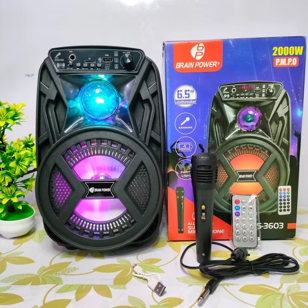 SPEAKER BLUETOOTH MINI SUPER BASS SALON AKTIF SPEAKER BLUETOOTH WIRELES LED KIMISO 3603