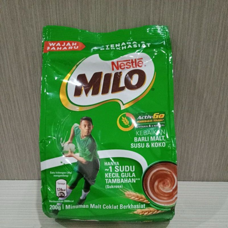 

milo malaysia ukuran 200 gr