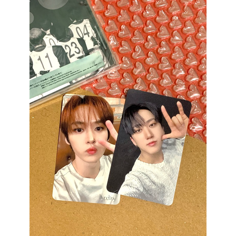 photocard pc dometour nagoya day1 lee know lino ino minho changbin noot noot pout stray kids skz