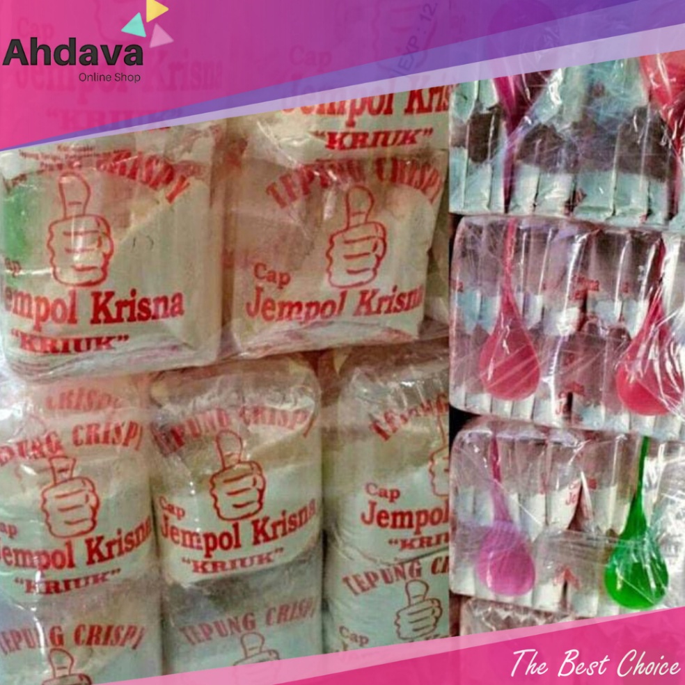 

Discount TEPUNG JEMPOL KRIUK ISI 1 PCS CENTONG 272
