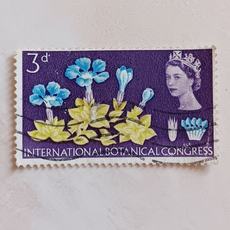 

(AD) Perangko Inggris Britania Raya 1964 Botanical congress 3d Used