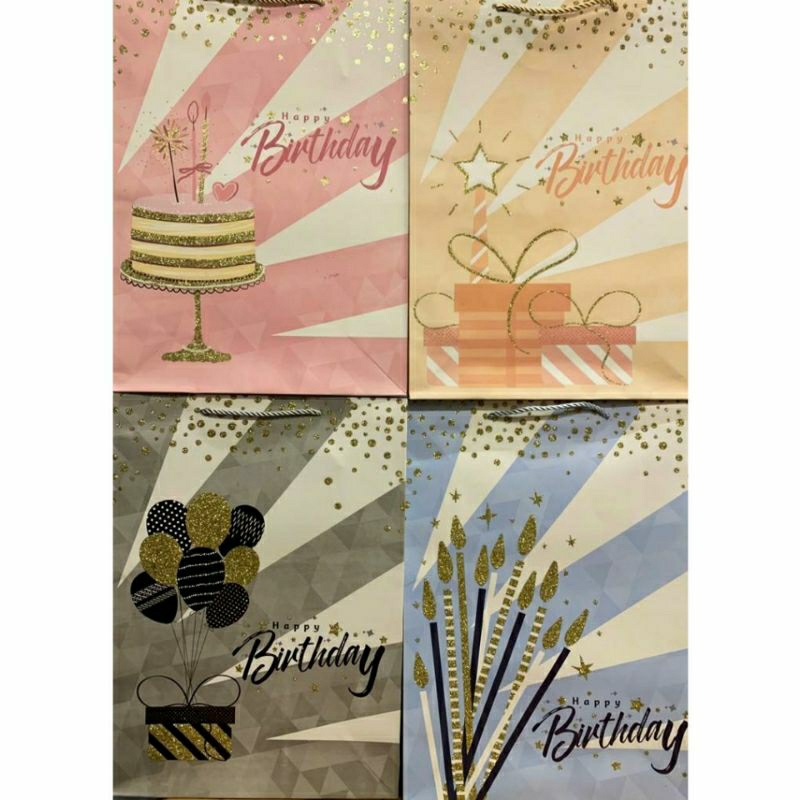 

Paperbag Motif Happy Birthday / Paperbag Motif Ulang Tahun - 805M