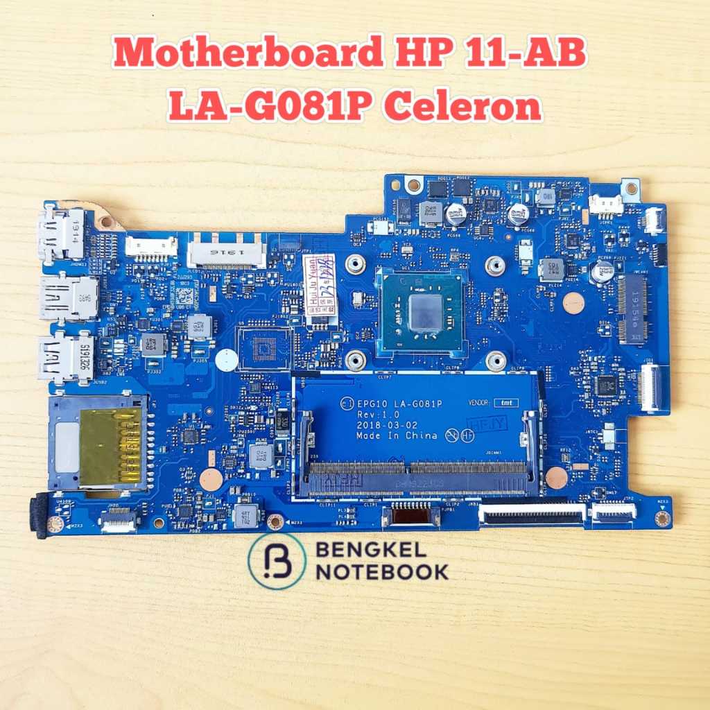 Motherboard HP Stream X360 11-AB EPG10 LA-G081P N4000 Celeron