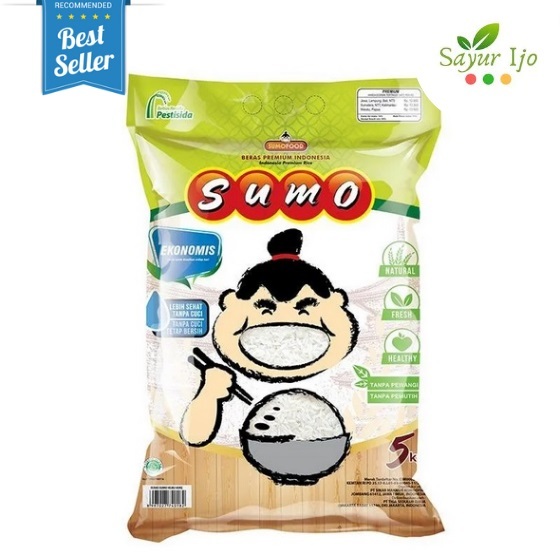 

Beras Sumo Hijau 5 KG / Karung White Rice Beras Putih Pulen Premium