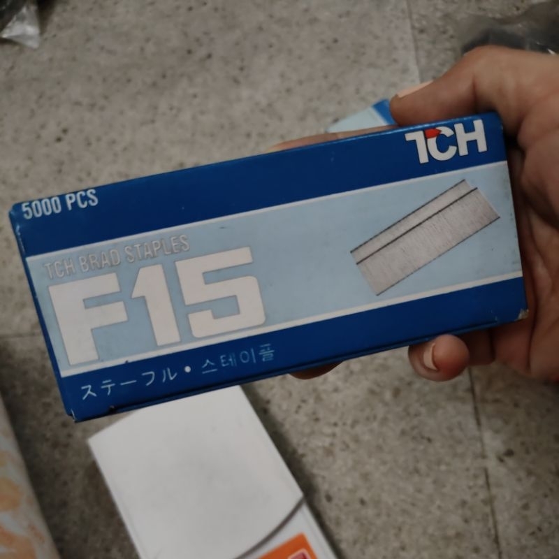 

isi Staples tch paku tembak f15 isi 5000pcs / paku tembak f15 merek TCH /Refil Staples tch f15 / tch f15 / f15 tch