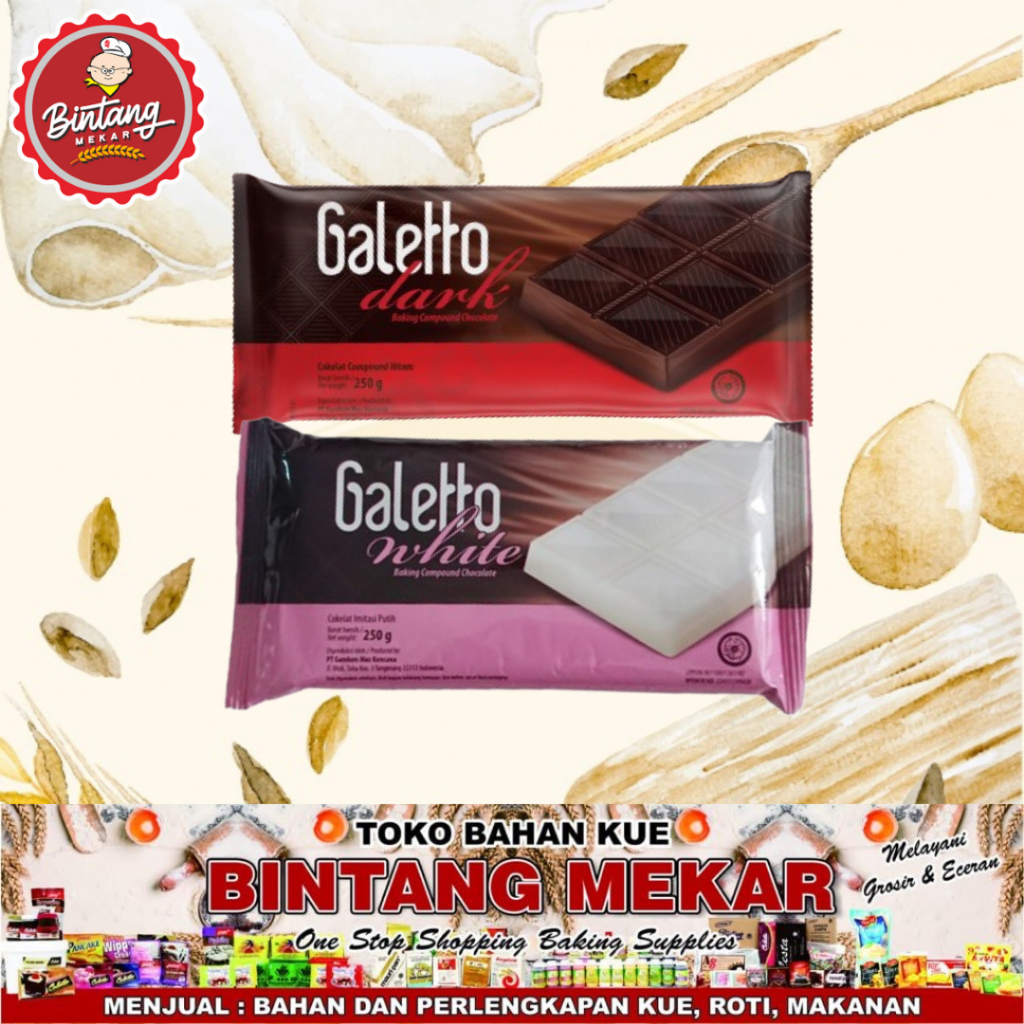 

Galetto Chocolate Compound 250gr