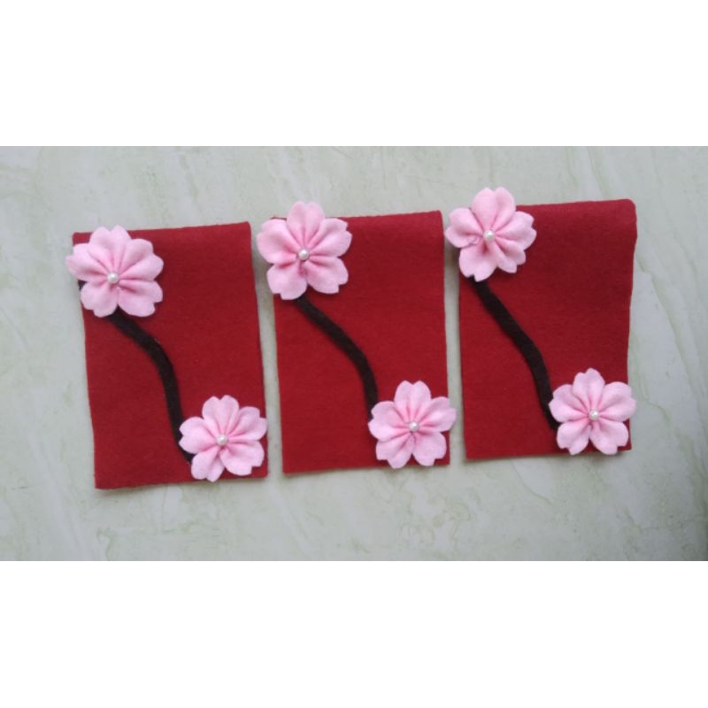 

(SELESAI 1 HARI) 5 PCS AMPLOP ANGPAO NATAL AMPLOP ANGPAO FLANEL