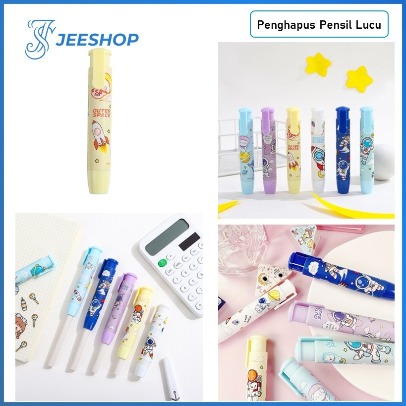 

Penghapus Pensil Mekanik Karakter Kartun Lucu Mechanic Eraser Pencil