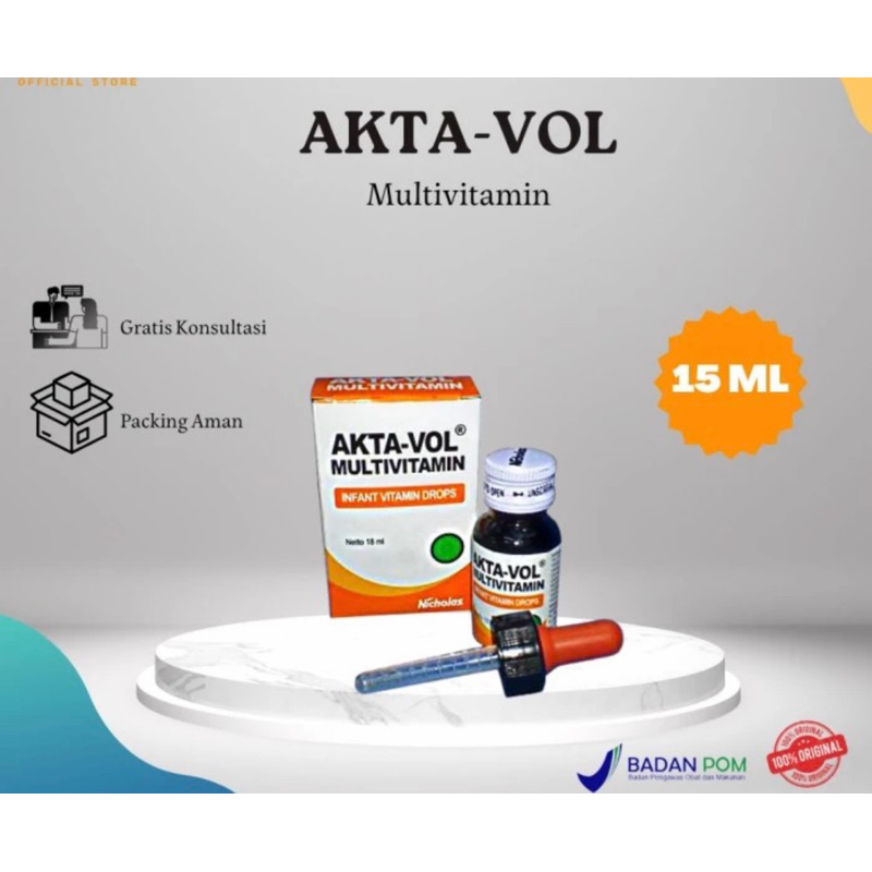 Aktavol drop 15 ml ( multivitamin lengkap bayi )