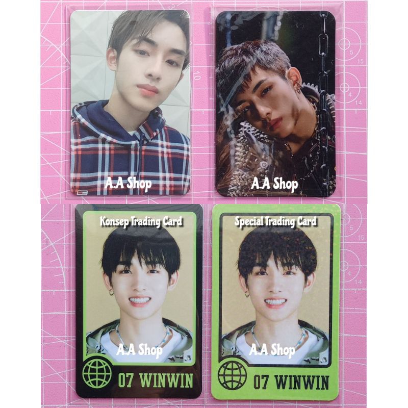 Ready (GET DISC 3k-24k) Winwin Photocard Official Kihno Arrival Resonance Konsep TC STC Special Trad