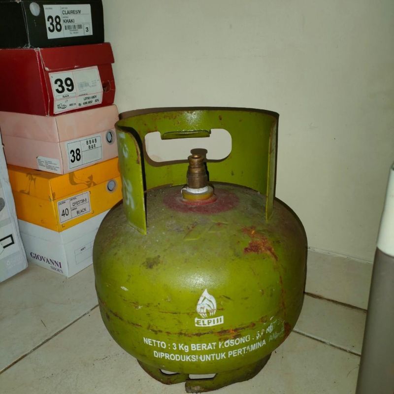 Tabung gas 3 kg/ tabung gas kecil melon + isi/ tabung gas elpiji