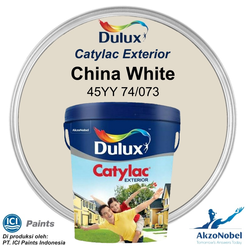 CAT DULUX CATYLAC EXTERIOR 5 KG - CHINA WHITE 45YY 74/073