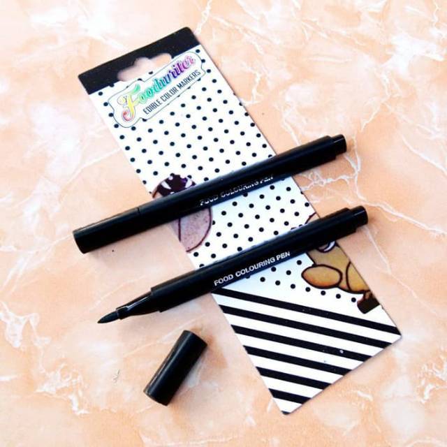 

Foodwriter bolpen makanan edible warna hitam bulpoin makanan