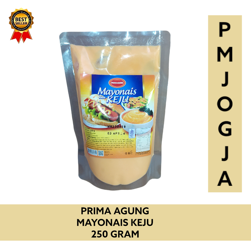 

Prima Agung Mayonnaise Keju / Mayonais Keju 250 Gram