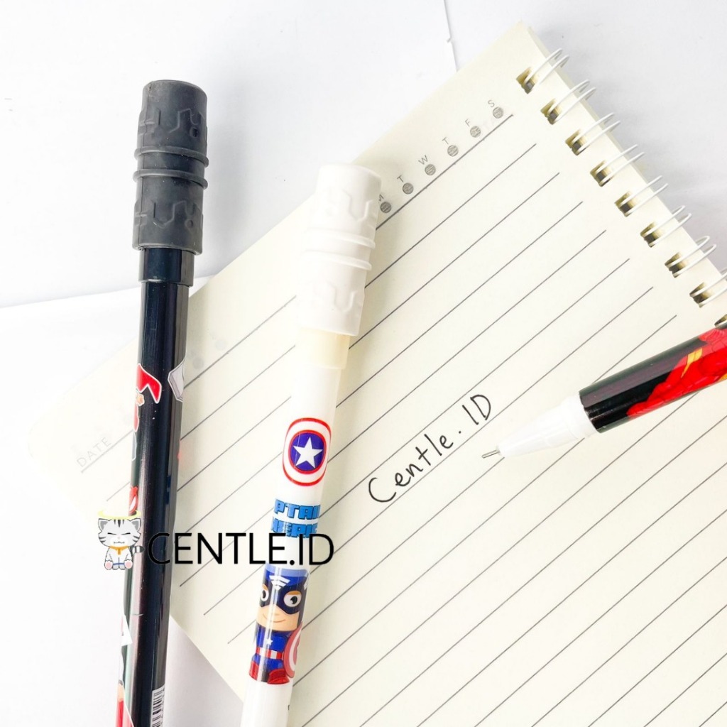 

CENTLE.ID pulpen tongkat putar magnet avenger pen bolpen kreatif spinner lucu