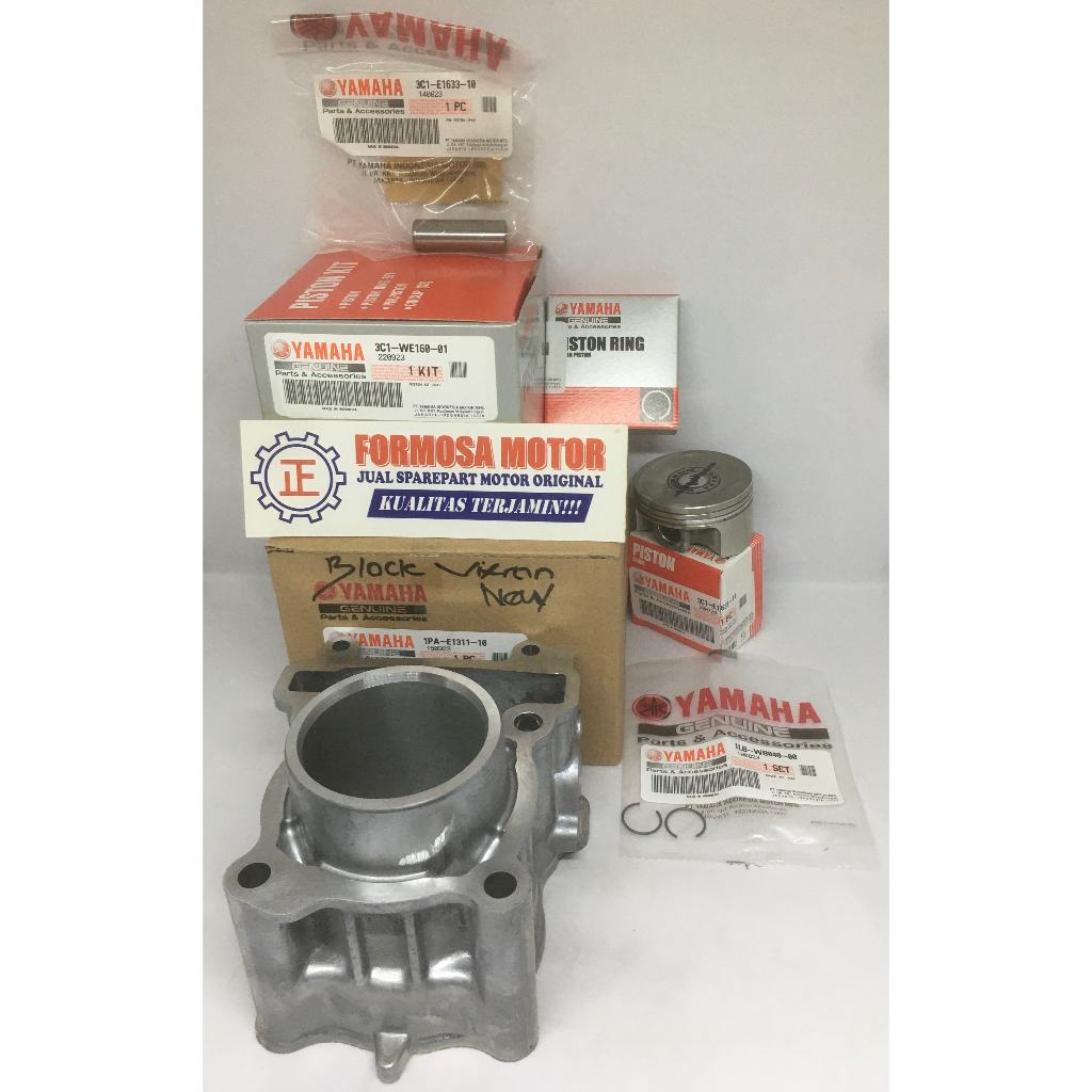 BLOK SEHER SET VIXION VIXION NEW 3C1-WE160-01 1PA-E1311-10 YAMAHA ORIGINAL