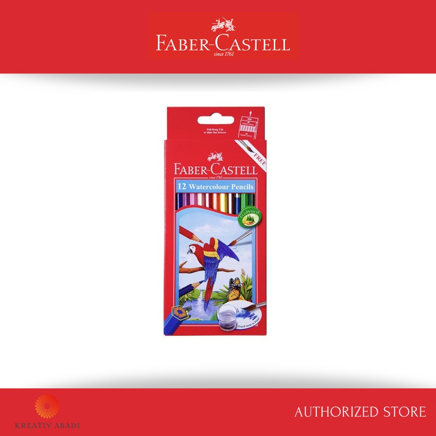 

Faber-Castell Watercolour pencils parrot 12 L