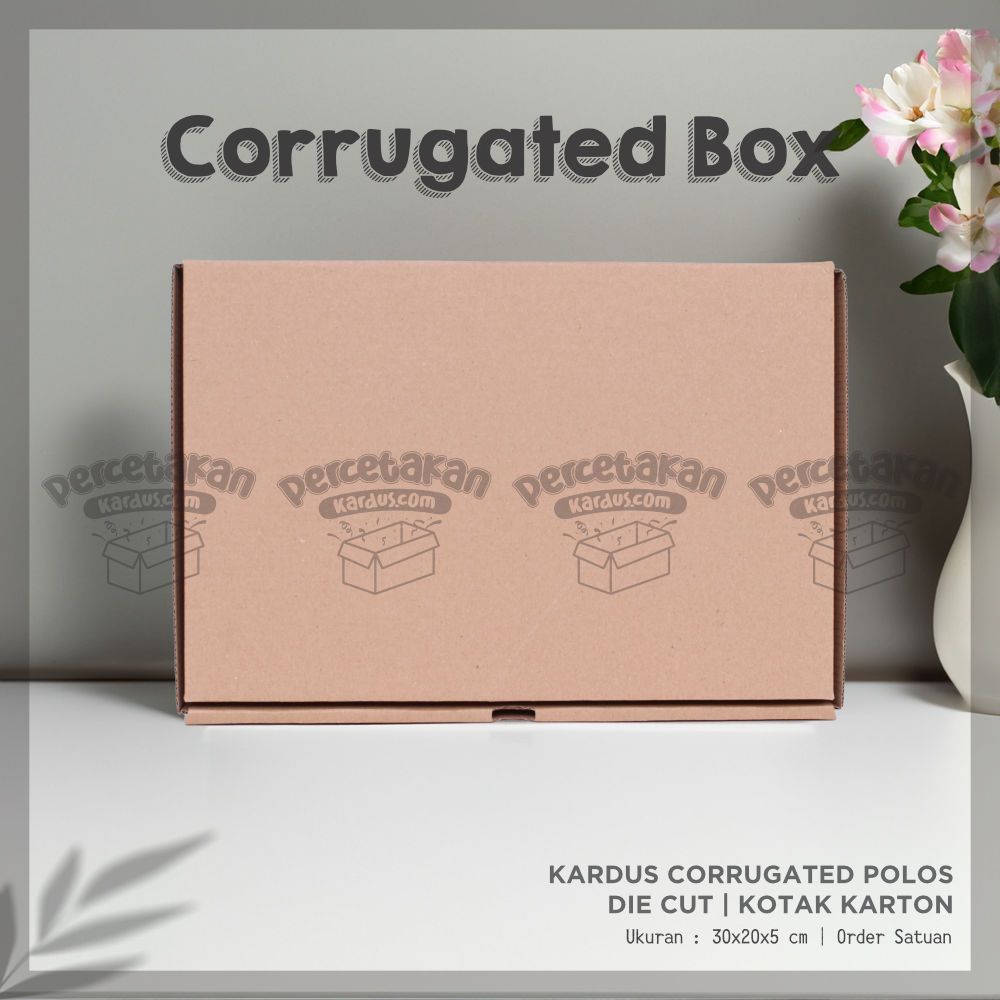 

Kardus Corrugated 30x20x5 CM | Die Cut | Kotak Karton | Box Packing Souvenir Pizza