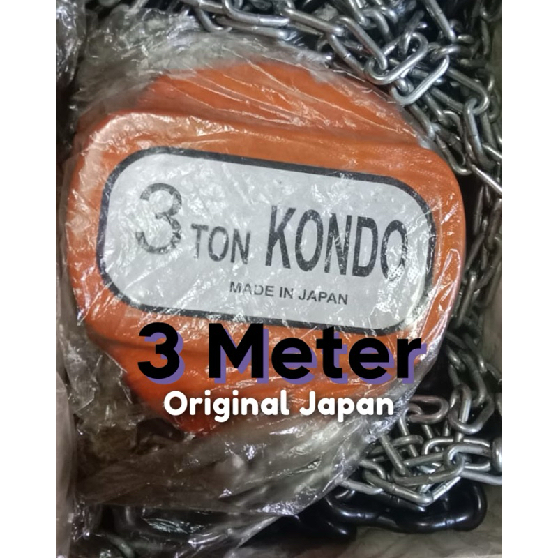 CHAIN BLOCK KONDO 3 Ton 3 Meter KATROL TAKEL HOIST