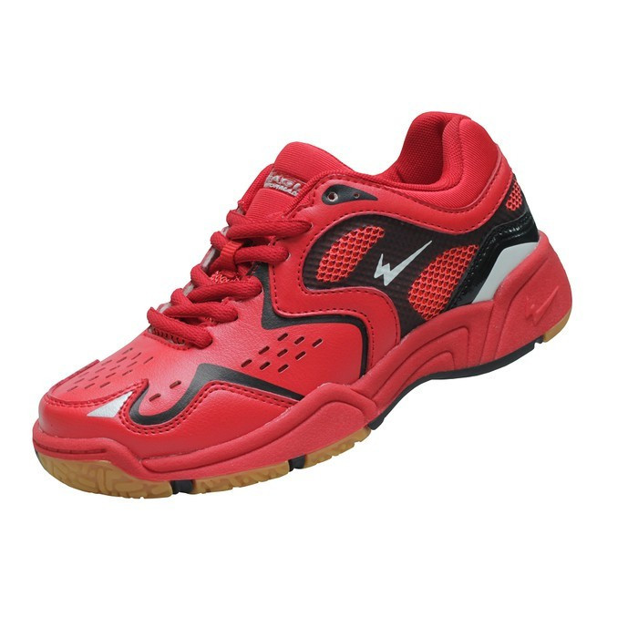 SALE Sepatu Eagle OLYMPIA JR Red Black Sepatu Badminton Anak anak junior Original Only