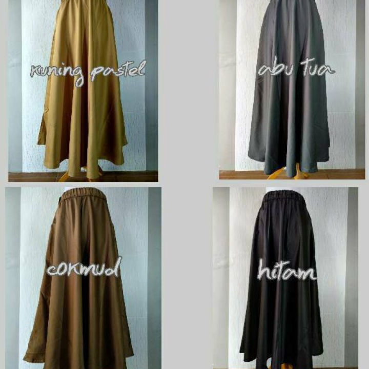 TIPE TVD597 Rok Satin Velvet Premium Rok wanita Rok kekinian Rok Satin Rok Payun Rok model Payung Ro