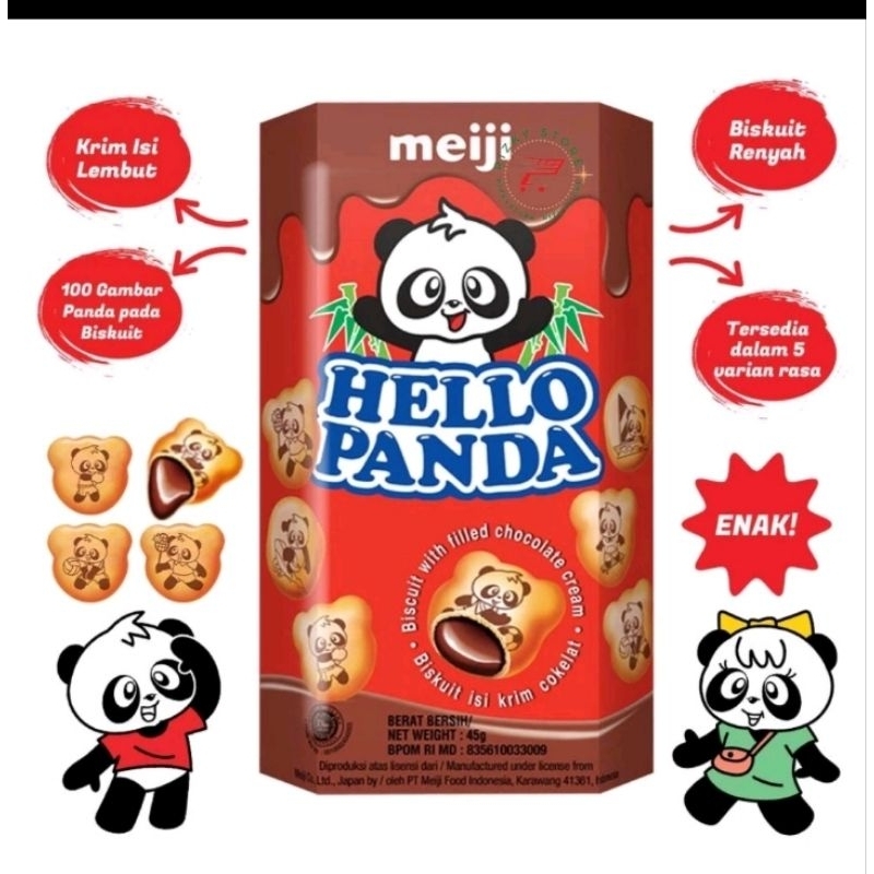 

hello panda rasa coklat