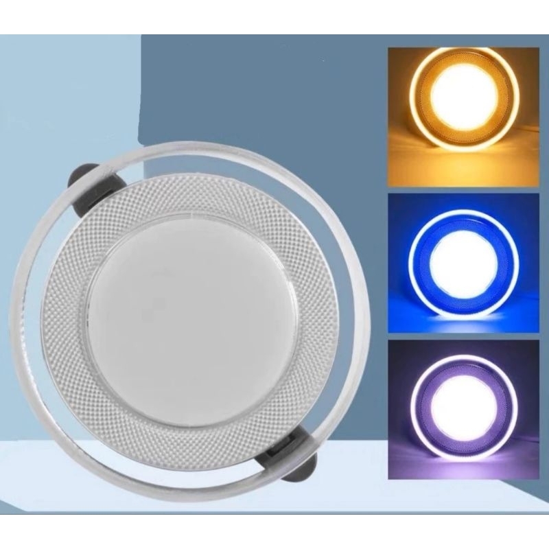 LAMPU DOWNLIGHT LED 3 WARNA 6 WATT