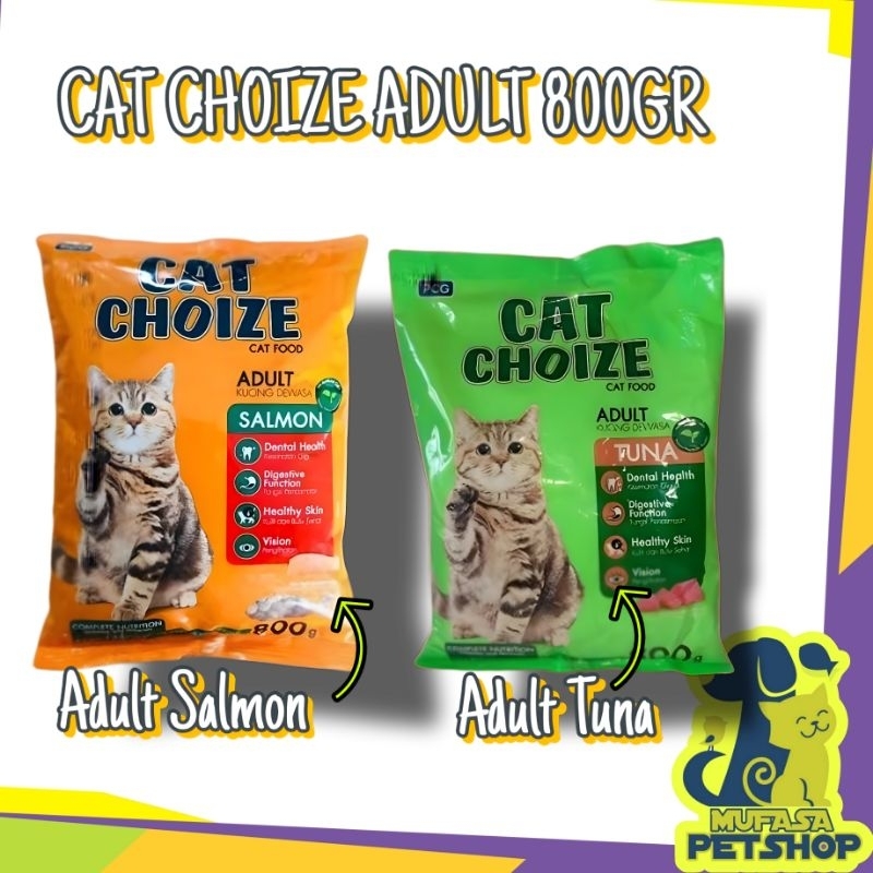 Cat choize adult cat 800gr / cat choize salmon / cat choize tuna