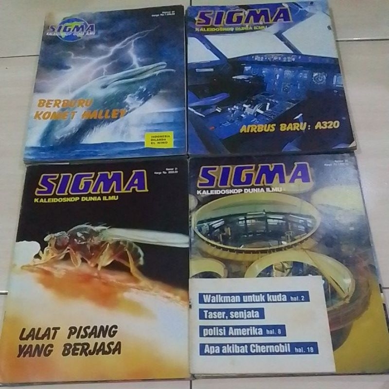 majalah lama sigma kaleidoskop dunia ilmu original