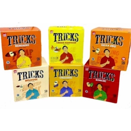 

modelTipe FTH267 TRICKS POTATO SNACK 1 BOX ISI 1 PCS